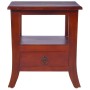 Mesita de noche clásica madera maciza de caoba marrón de , Mesitas de noche - Ref: Foro24-288862, Precio: 94,28 €, Descuento: %