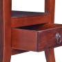 Mesita de noche clásica madera maciza de caoba marrón de , Mesitas de noche - Ref: Foro24-288862, Precio: 94,28 €, Descuento: %