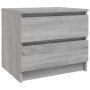 Nachttische 2 Stk. Sonoma graues Sperrholz 50x39x43,5 cm von vidaXL, Nachttische - Ref: Foro24-815825, Preis: 79,87 €, Rabatt: %