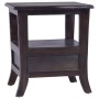 Solid light black mahogany wood bedside table 40x40x45 cm by , Nightstands - Ref: Foro24-337863, Price: 93,32 €, Discount: %