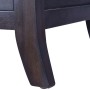 Solid light black mahogany wood bedside table 40x40x45 cm by , Nightstands - Ref: Foro24-337863, Price: 93,32 €, Discount: %