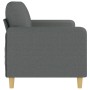 3-seater sofa in dark gray fabric 180 cm by , Sofas - Ref: Foro24-359487, Price: 283,35 €, Discount: %