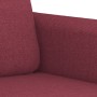 Three-piece sofa set with red wine fabric cushions by , Sofas - Ref: Foro24-3202148, Price: 577,18 €, Discount: %