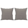 Sofa set with 2 pieces of gray taupe fabric cushions by , Sofas - Ref: Foro24-3202141, Price: 522,19 €, Discount: %