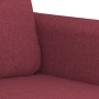 Two-piece sofa set with red wine fabric cushions. by , Sofas - Ref: Foro24-3202108, Price: 434,99 €, Discount: %