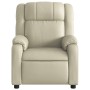 Cream synthetic leather recliner by , Armchairs - Ref: Foro24-373523, Price: 233,36 €, Discount: %