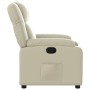 Cream synthetic leather recliner by , Armchairs - Ref: Foro24-373523, Price: 233,36 €, Discount: %