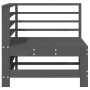 Corner garden sofas 2 units solid gray pine wood by , Modular outdoor sofas - Ref: Foro24-825634, Price: 161,99 €, Discount: %