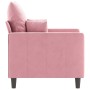 Pink velvet armchair 60 cm by , Sofas - Ref: Foro24-359286, Price: 163,34 €, Discount: %