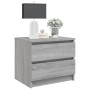 Bedside tables 2 pcs Sonoma gray plywood 50x39x43.5 cm by vidaXL, Nightstands - Ref: Foro24-815825, Price: 79,87 €, Discount: %