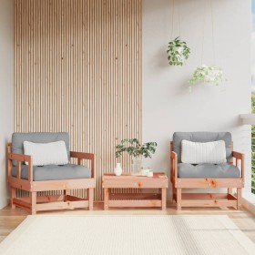 Garden armchairs 2 units solid Douglas wood by , Modular outdoor sofas - Ref: Foro24-825392, Price: 118,99 €, Discount: %