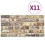 3D brick wall panels 11 pcs multicolor EPS design by , Wall covering - Ref: Foro24-147204, Price: 179,87 €, Discount: %