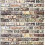 3D brick wall panels 11 pcs multicolor EPS design by , Wall covering - Ref: Foro24-147204, Price: 179,87 €, Discount: %