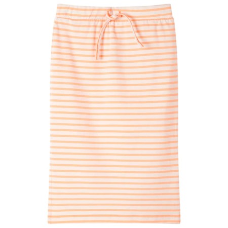 Falda recta infantil con rayas naranja fluorescente 116 de , Pantalones de niños - Ref: Foro24-10926, Precio: 10,99 €, Descue...