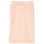 Falda recta infantil con rayas naranja fluorescente 116 de , Pantalones de niños - Ref: Foro24-10926, Precio: 10,99 €, Descue...