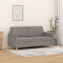 Two-seater gray taupe fabric sofa, 140 cm by , Sofas - Ref: Foro24-359485, Price: 231,21 €, Discount: %