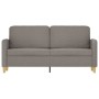 Two-seater gray taupe fabric sofa, 140 cm by , Sofas - Ref: Foro24-359485, Price: 231,99 €, Discount: %