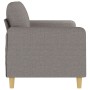 Two-seater gray taupe fabric sofa, 140 cm by , Sofas - Ref: Foro24-359485, Price: 231,99 €, Discount: %