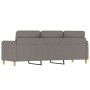 3-seater taupe gray fabric sofa, 180 cm by , Sofas - Ref: Foro24-359493, Price: 283,22 €, Discount: %