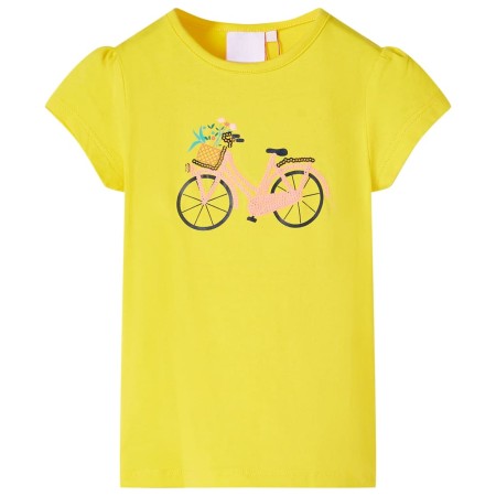 Camiseta infantil amarillo 128 de , Camisetas para niños - Ref: Foro24-11067, Precio: 9,99 €, Descuento: %