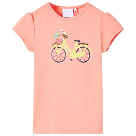 Neon Coral Kinder T-Shirt 116 von , Kinder-T-Shirts - Ref: Foro24-11071, Preis: 8,28 €, Rabatt: %