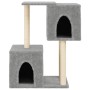 Rascador para gatos con postes de sisal gris claro 86 cm de , Mobiliario para gatos - Ref: Foro24-172101, Precio: 38,01 €, De...