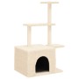 Cat scratcher with cream-colored sisal posts 110 cm by , Cat furniture - Ref: Foro24-172103, Price: 37,85 €, Discount: %