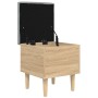 Bench with storage engineered wood Sonoma oak 42x42x46 cm by , Benches for halls and storage - Ref: Foro24-835063, Price: 53,...