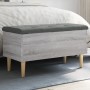 Engineered wood storage bench in gray Sonoma, 82x42x46 cm. by , Benches for halls and storage - Ref: Foro24-835080, Price: 77...