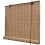 Brown bamboo roller blind 140x220 cm by vidaXL, Blinds and blinds - Ref: Foro24-245815, Price: 34,22 €, Discount: %