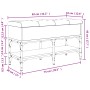 Banco zapatero madera de ingeniería negro 82x32x45 cm de , Bancos para recibidores y almacenamiento - Ref: Foro24-835172, Pre...