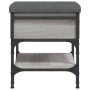 Engineered wood gray Sonoma shoe bench 42x42x45 cm by , Benches for halls and storage - Ref: Foro24-835185, Price: 61,52 €, D...