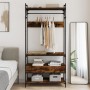 Armario cajones madera ingeniería roble ahumado 89x39x184,5 cm de , Armarios roperos - Ref: Foro24-838955, Precio: 117,37 €, ...