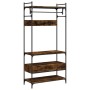 Armario cajones madera ingeniería roble ahumado 89x39x184,5 cm de , Armarios roperos - Ref: Foro24-838955, Precio: 117,99 €, ...