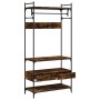 Armario cajones madera ingeniería roble ahumado 89x39x184,5 cm de , Armarios roperos - Ref: Foro24-838955, Precio: 117,99 €, ...