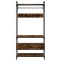 Armario cajones madera ingeniería roble ahumado 89x39x184,5 cm de , Armarios roperos - Ref: Foro24-838955, Precio: 117,99 €, ...