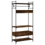 Armario cajones madera ingeniería roble ahumado 89x39x184,5 cm de , Armarios roperos - Ref: Foro24-838955, Precio: 117,99 €, ...