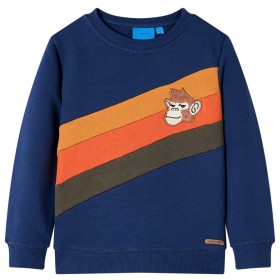 Sudadera infantil azul marino 128 de , Camisetas para niños - Ref: Foro24-13057, Precio: 11,02 €, Descuento: %