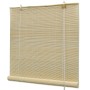 Natural bamboo roller blind 80x220 cm by vidaXL, Blinds and blinds - Ref: Foro24-245817, Price: 21,56 €, Discount: %