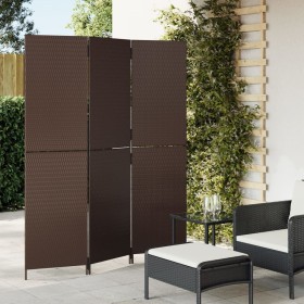 3-panel brown synthetic rattan screen by , Room dividers - Ref: Foro24-365341, Price: 140,61 €, Discount: %