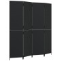 4-Panel-Bildschirm aus synthetischem Rattan schwarz von , Raumteiler - Ref: Foro24-365360, Preis: 169,61 €, Rabatt: %