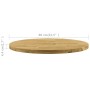 Round table top solid oak wood 44 mm 800 mm by vidaXL, Table tops - Ref: Foro24-245996, Price: 222,99 €, Discount: %