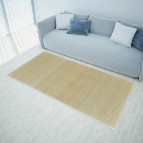 Bamboo rug 100x160 cm natural by vidaXL, Rugs - Ref: Foro24-245820, Price: 21,07 €, Discount: %