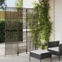 3-panel gray synthetic rattan room divider by , Room dividers - Ref: Foro24-365374, Price: 103,98 €, Discount: %