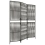 3-panel gray synthetic rattan room divider by , Room dividers - Ref: Foro24-365374, Price: 103,98 €, Discount: %