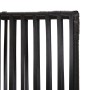 4-panel black synthetic rattan screen by , Room dividers - Ref: Foro24-365376, Price: 128,67 €, Discount: %