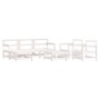 Garden furniture set 7 pieces solid white pine wood by , Garden sets - Ref: Foro24-3186250, Price: 473,22 €, Discount: %