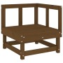 Garden sofa set 5 pieces solid pine wood honey brown by , Garden sets - Ref: Foro24-3186161, Price: 292,32 €, Discount: %