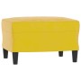 Sillón con taburete terciopelo amarillo 60 cm de , Sofás - Ref: Foro24-3201103, Precio: 210,42 €, Descuento: %