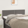 Headboards 2 units gray synthetic leather 72x5x78/88 cm by , Headboards and footboards - Ref: Foro24-345936, Price: 55,01 €, ...